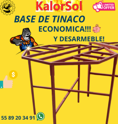 Base de Tinaco para Calentador Solar 1m | 1.5m