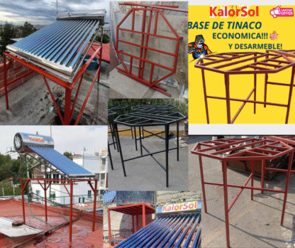 Base de Tinaco para Calentador Solar 1m | 1.5m - Imagen 2